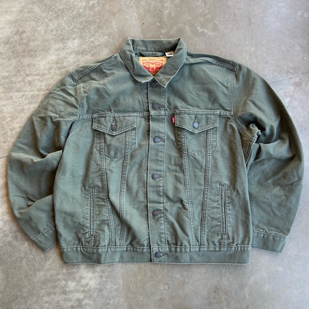 Levi's Olive Green Men's Denim Jacket